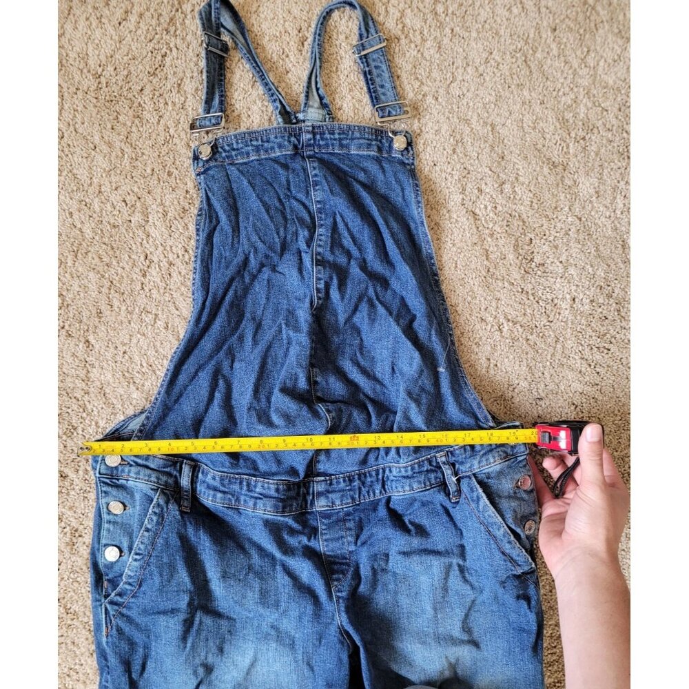 GAP Women's Classic Blue Jeans Overalls - Picture 6 of 8